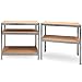 Deuba Set 2 Estanterias Metálicas 5 niveles almacenamiento 180x90x40 cm Carga máxima...