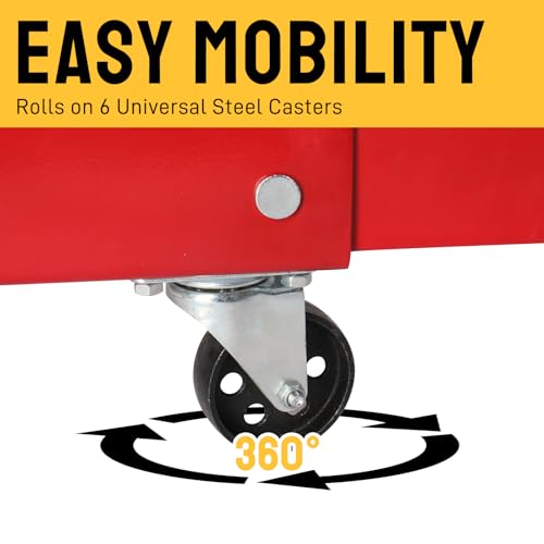 image for MOTOOS Engine Hoist 2 TON Folding Hydraulic Engine Motor Hoist Cherry 