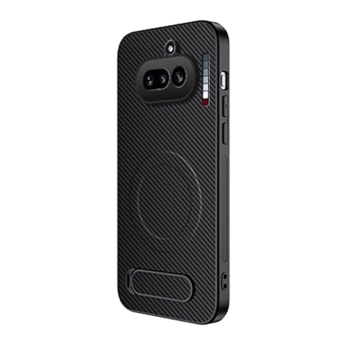 TRIPLE RIVER�EFor Nothing Phone 4a �P�[�X �ϏՌ� �J�o�[ �J�[�{���� Qi�[�d ���C�����X�[�d�Ή� ����~�� For �i�b�V���O �t�H��4a(�u���b�N)