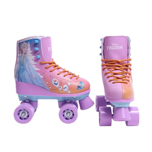 Fun Divirta-se - Frozen - Patins 4 Rodas Tamanho 33/34 - Sem Acessórios - A partir de 6 anos