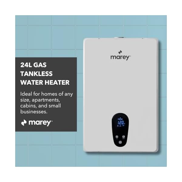 Marey Tankless Water Heater Gas, 7.5 GPM, 170,000 BTU, Liquid Propane, CSA Certified, Indoor - Image 7