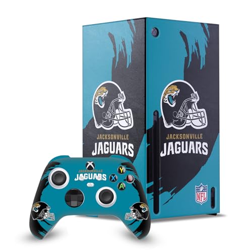 Skin Xbox Series X NFL Jacksonville Jaguars Head Case Designs pour console et manettes