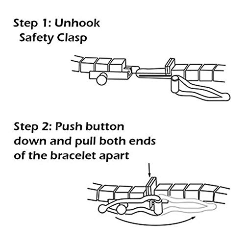 18k White Gold Plated CZ Tennis Bracelet, 4MM Cubic Zirconia Charm Bracelet for Women Men4
