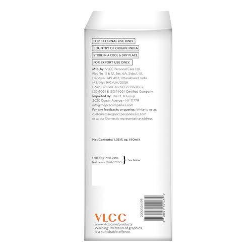 VLCC Eternal Youth Skin Firming Serum - Hydrating Skin Care with Vitamin E and Niacinamide - Face Serum Rich in Antioxidants for Anti Aging - 1.3 oz