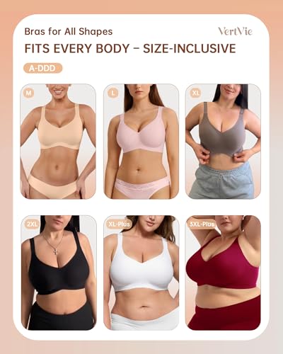 Image of Vertvie Wireless Seamless Jelly Bra Supportive Smoothing