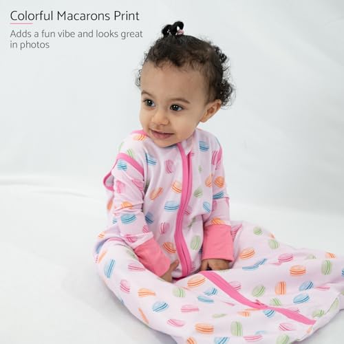 Image of LollyBanks Sleep Sack, 100% Cotton Neutral Baby Sacks, 0.5 TOG Sleep Sacks Lightweight with 2-Way Zipper