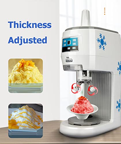 70Kg/H Eisrasierer Kommerzielle Eis-Slush-Maschine Elektrischer Schneekegel-Hersteller Eiscreme-Rasiermaschine… – Bild 3