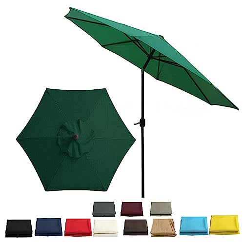 Cubierta para sombrilla de jardín desplazada ideal para terrazas de 2m y 3m resistente al agua