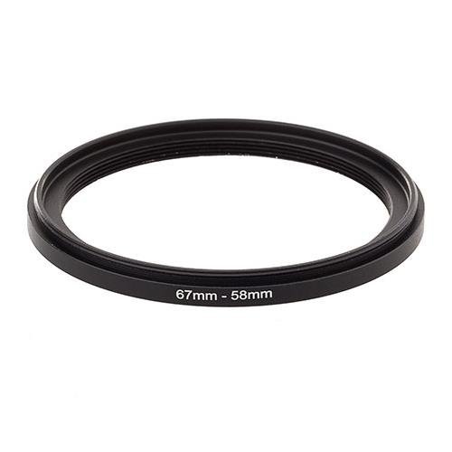 Bower Step-Down Adapter Ring 67mm Lens to 58mm Filter Size