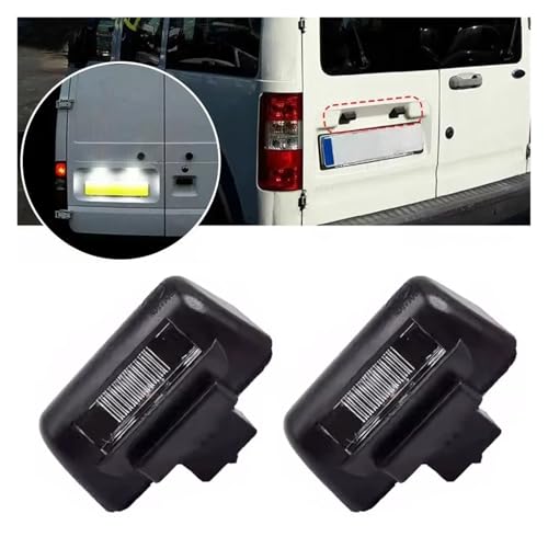 Luces LED traseras de matrícula para Ford Transit MK5 y MK6 bombilla blanca de repuesto 4
