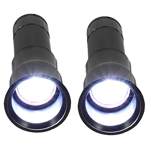 Balacoo 2pcs Handheld Quail Egg Incubator Lamp for Chicken Bird Egg Candler Bright Light