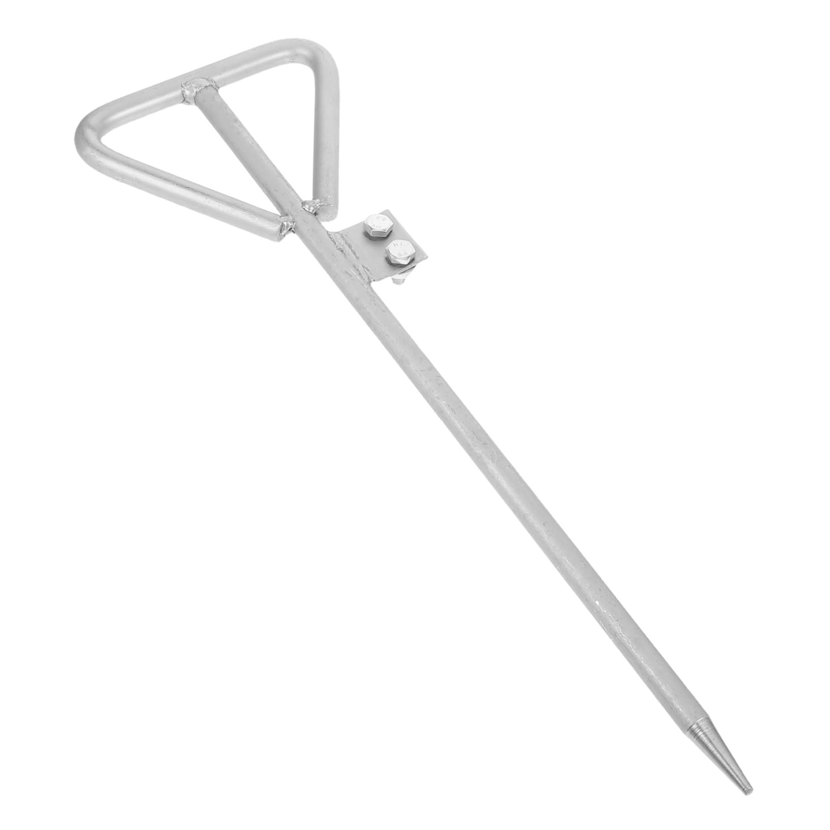 Toddmomy Perno di Messa Terra in Ferro Zincato per Recinzioni Elettriche Antenne Parabole Satellitari Asta di Messa Terra Portatile Resistente