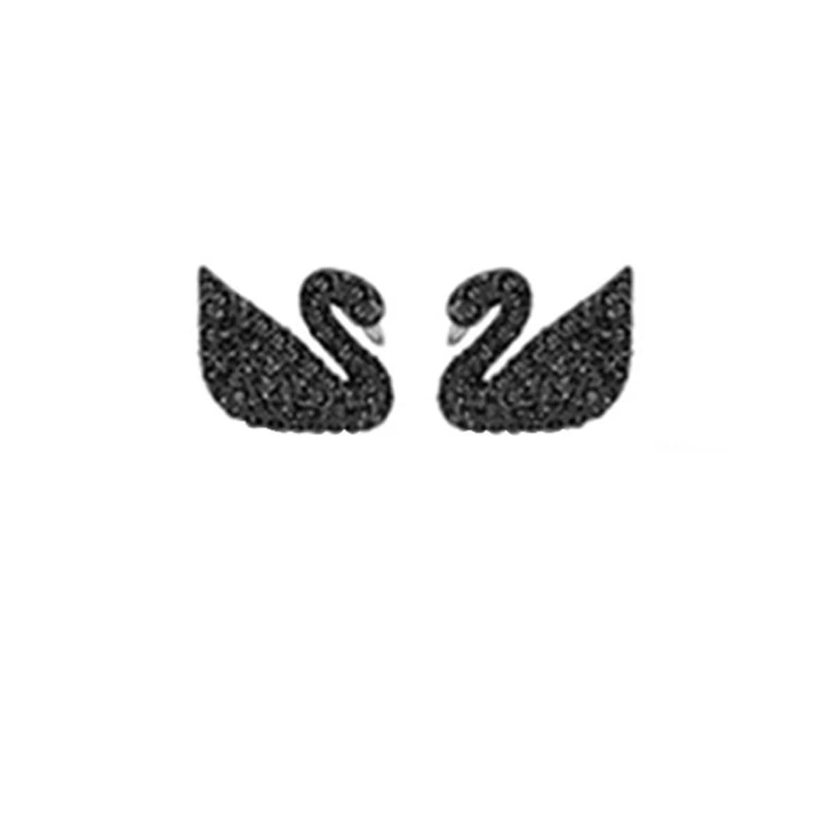 Jewels Galaxy Gold Plated Black Toned Swan inspired Stud Earrings (LQ-ERG-11020) (B0BYF58BXZ) Amazon Price History, Amazon Price Tracker