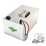 WILLQ 24 Volts LiFePO4 Battery 24V 30Ah Lithium Battery Rechargeable for Electric Golf Cart Motor Kit within 750Wh