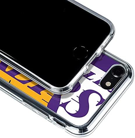 Skinit Clear Phone Case Compatible with iPhone SE (2nd & 3rd Gen) - Officially Licensed NBA Los Angeles Lakers Large Logo Design