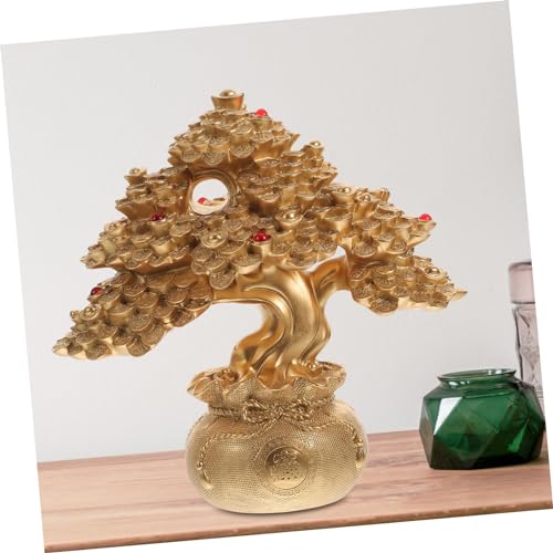 Arbre d'argent chinois style bonsaï, ornement de table idéal pour offrir - 7