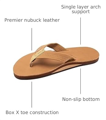 Rainbow Sandals Men's Single Layer Premier Leather