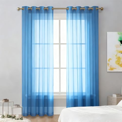 Cortinas translúcidas de 70x120 cm que resuelven la falta de luz en habitaciones oscuras 2