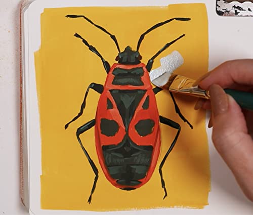 Silver Brush Limited Cr-6821S Art Brushes, Watercolor Brushes, Short Handle, 3-Piece Set #TOP2