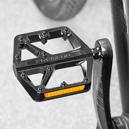 Azarxis Bike Pedals Mountain Bike Pedals Anti-Slip Lightweight Aluminum Alloy DU Spindle Durable Sealed Bearing Road Bike Platform Flat Pedal for Cycling BMX MTB