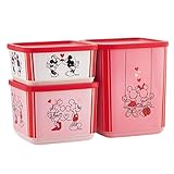  Tupperware Minnie und Mickey Cubic 3er Aufbewahrungsset
