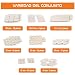 Hynec Almohadillas de Fieltro Adhesivo Premium para Muebles Set GRANDE de 8...