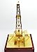 Tang Dynasty Copper Oilfield Oil Well Derrick Drill Rig Gold Color Model Commemorative Edition
