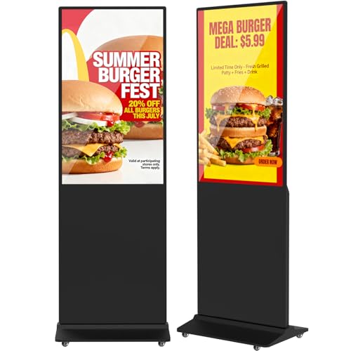 Pyimgus 32 Inch Digital Signage, Advertising Display Kiosk LCD Screen,