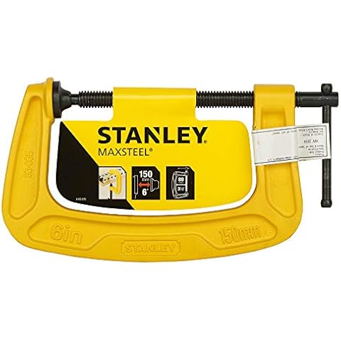 Stanley C Clamp 150MM with High-Visibility Finish Cover