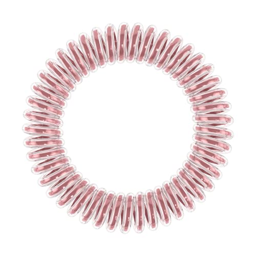 invisibobble Original Traceless Spiral Hair Ties - Pack of 8 (Extra Slim - Bella Rosa and Bronze)