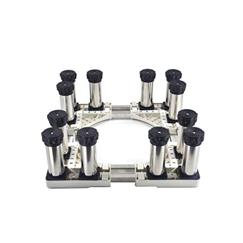 GKJHTED Soporte Ajustable para Lavadora y refrigerador de Alta Resistencia, Base telescópica antivibración para lavadoras/secadoras, Longitud de 48-