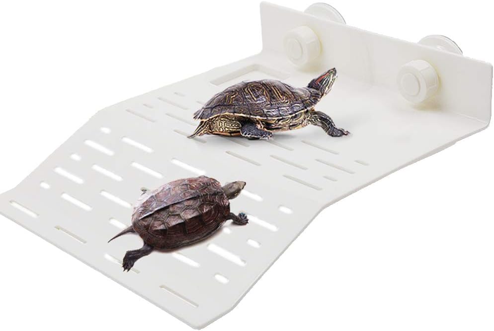 Plateforme Flottante et d'Escalade pour Tortue, Décoration Bronzage avec Ventouse pour Aquarium