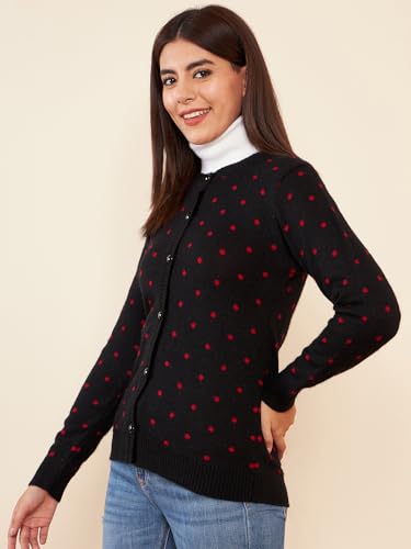Image of Pivl Womens Winter Season Round Neck Full Sleeves Sweater /Cardigan
