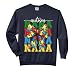 Autism Nana Puzzle Coquette Bow Autism Awareness Grandma Comfort Colors Adult Sweatshirt