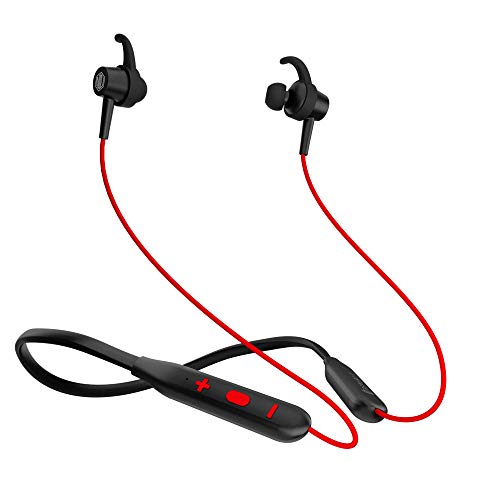 Nu Republic Cosmo X5 Wireless Bluetooth In Ear Neckband Earphone With Mic (Red/Black)