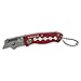 Great Neck 58116 Sheffield Mini Lockback Knife, 1 Utility Blade, Red