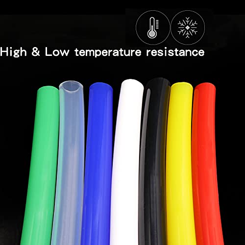 4x6 Siliconen Buis ID 4mm OD 6mm 1 meter Flexibele Rubberen Slang Dikte 1mm Food Grade Pijp Water Connector-Oranje