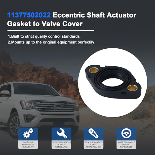 Image of MUNIK 11377502022 Eccentric Shaft Actuator Gasket to Valve Cover for BMW 120i 125i 220i 320i 328i 428i 435i 528i 535i 640i 740Li xDrive28i xDrive35i Replace# 5002998390 0810067 502414 00964000