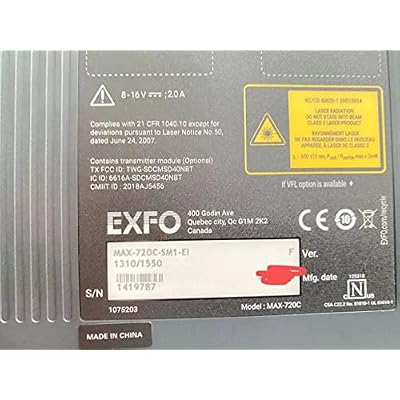 EXFO Maxtester MAX-720C with MAX-720C-SM1, with OTDR Module 1310/1550nm 37/35db Brand New