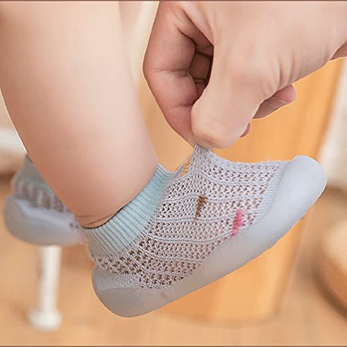 Baby Boy Shoes Infant Boys Girls Socks Shoes Toddler Breathable Mesh The Floor Socks Non Slip Prewalker Shoes Gift B2