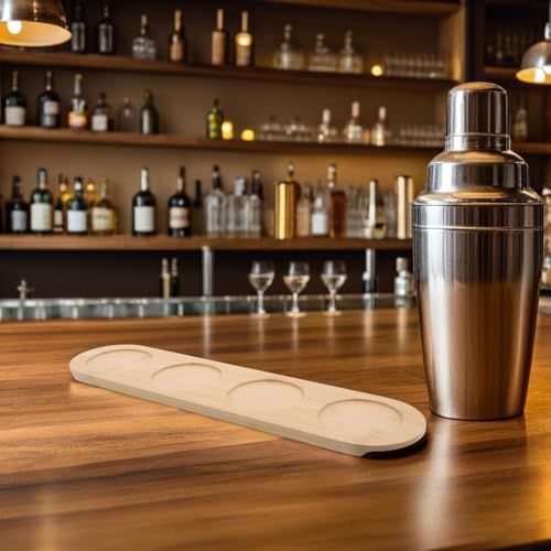 Dessous de verre stable en bois de qualité supérieure pour réception chic