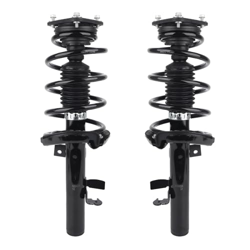 Autoround Front Complete Shock Absorber Compatible with Ford Focus 2012-2013, 172523 172522 Left & Right Struts with Coil Spring Assembly