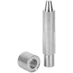 Cortinas Artesanales De Tela Herramienta de Troquelado de Ojete Perforado, 14 mm Arandela de Encaje Setter, Punzonado para Cuero, Artesanal Ropa, Bolso de Cortina de Tela, Cortador de Remache (1200#)
