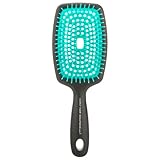 Curl Keeper The Original FLEXY BRUSH (Turquoise) For Detangling and Curl Clumping