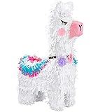 Party City Llama Pinata, Holds up to 2 Pounds of Filler, Features an Adorable Llama with a Blanket...