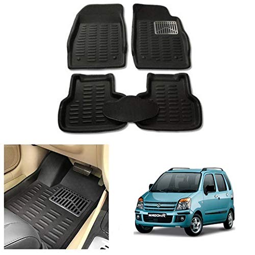 After Cars Rubber Carpet Floor/Foot 4D Mats for Maruti Suzuki Wagon R