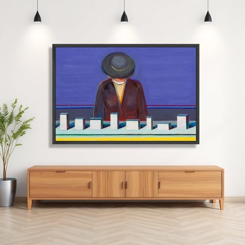 Peinture abstraite aux couleurs vives pour réveiller la décoration de votre salon moderne