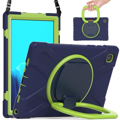 Coque Samsung Galaxy Tab A7 10.4 support rotatif 360 et bandoulière