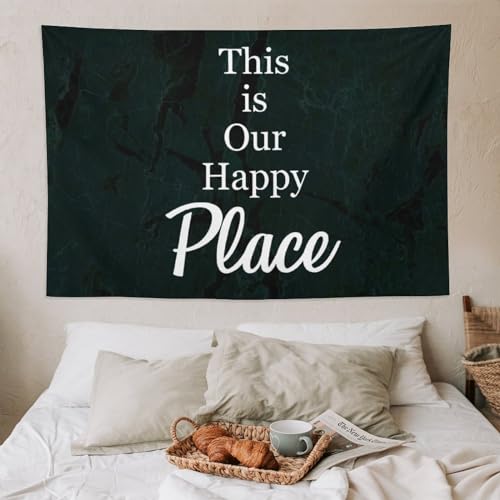 Tapiz This Is Our Happy Place para llenar de alegría tu dormitorio 5