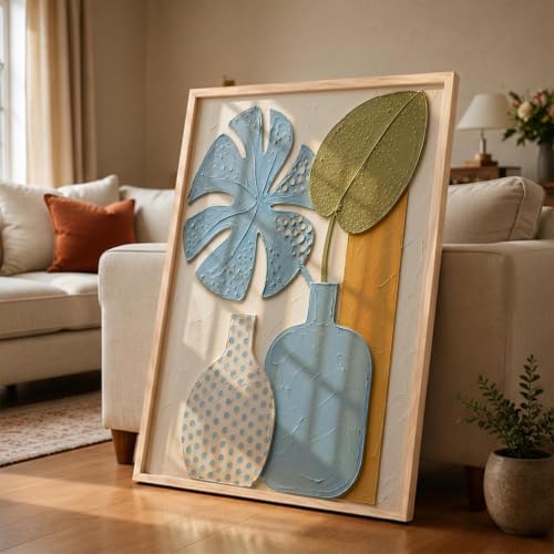 Image of kotart Boho Art Home Decoration Painting | Boho Painting With Frame For Living Room Bed Room Hotel Wall Decor Digital Reprint (14X20 inch)